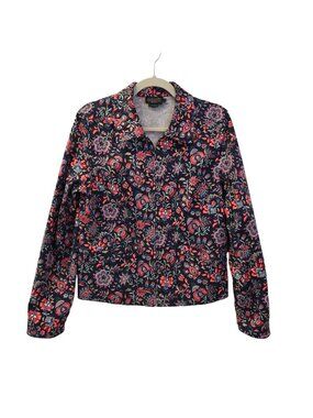 Pendleton Floral Full Zip Jacket Size Medium
